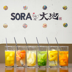 大地が育んだ果実の恵み！特製サワーで乾杯