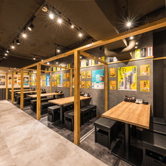 肉と魚を味わえる、レトロ感漂う大衆酒場●コース利用は勿論サク飲みの飛び込み利用もOK！！