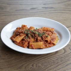 濃厚ボロネーゼのリガトーニ