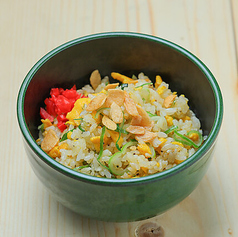 シンプルにんにく炒飯