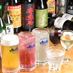 日本酒、焼酎の種類が豊富♪