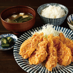 鶏の唐揚げ定食