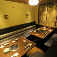 川崎での接待や会食などに最適なお席もご用意してます♪