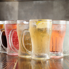 ハイボール ゆずはちみつ/ハイボール シークワーサ/ハイボール カシス/ハイボール ピーチ