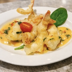 エビのフリット　エスニックソース添え