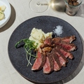 料理メニュー写真&nbsp;国産牛サーロイングリル/grilled Wagyu sirloin