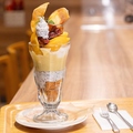料理メニュー写真&nbsp;季節のフルーツを食べるKUROTOパフェ＜さつまいもとりんご＞1480円(税込)