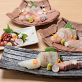 刺身を中心とした海鮮料理も各種ご用意！