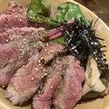 料理メニュー写真 京山椒塩のステーキ丼