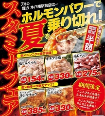 大衆ホルモン やきにく 煙力 本八幡駅前店のおすすめポイント1