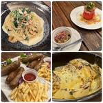 ボリューム満点のコース料理各種と、バーならではのこだわりのお酒とノンアルカクテルもご用意