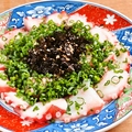料理メニュー写真&nbsp;大皿ネギたこ刺身