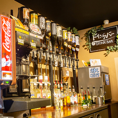 自分好みのお酒が作れるセルフスタイル飲み放題!