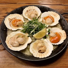 北海道産ホタテと新生姜のパエリア