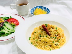 Dランチ【雲丹のペペロンチーノ】