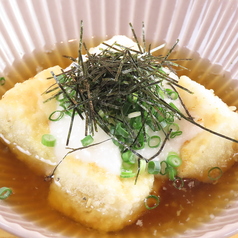 揚げ出し豆腐のトロロがけ
