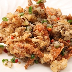 殻ごと食べる!ソフトシェルクラブ香味揚げ