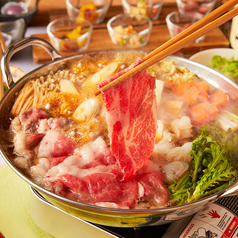 【黒毛和牛使用】関東風 本格すき焼き鍋(一人前)