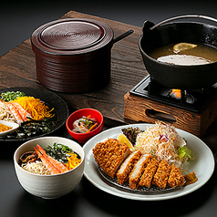 【鶏飯】黒豚ロースかつ膳(ディナータイム)※お食事時間目安 30分~