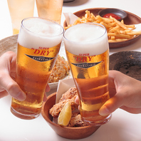 3時間制！単品飲み放題と食べ飲み放題が2200円？！？！