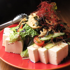 豆腐と海苔のチョレギサラダ