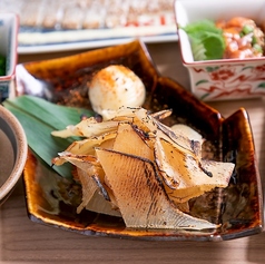 香ばしエイヒレの炙り焼き