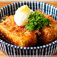 さきいかの天ぷら/豆腐の土佐揚げ