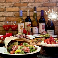 誕生日・記念日など記憶に残るお祝いコース★