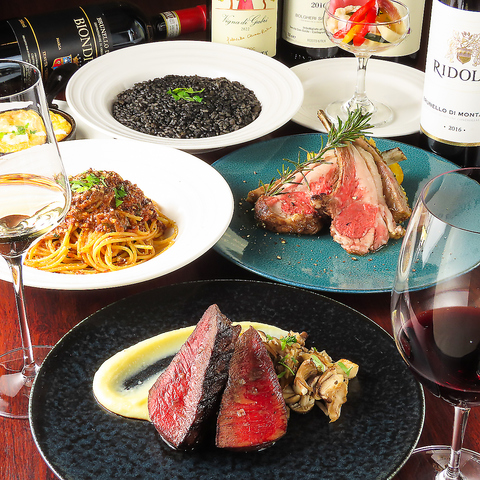 こだわりの食材を楽しめる本格イタリアン！ワインも充実しています♪