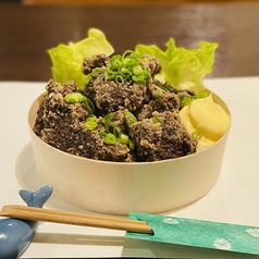 くじら熟成赤身の竜田揚げ丼