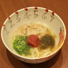 自家製生麺釜揚げ 国産和牛カスうどんの写真