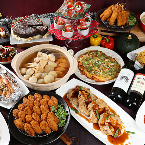 季節替わりのメニューやスイーツなどバラエティー豊かな出来立てのお料理が楽しめます