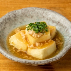 鶏そぼろ揚げ出し豆腐