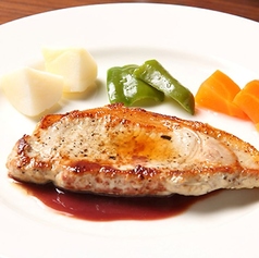 ポークソテー赤ワインソース（栃木県産桜山豚）