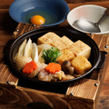 料理メニュー写真&nbsp;豆富と地鶏のすき焼き