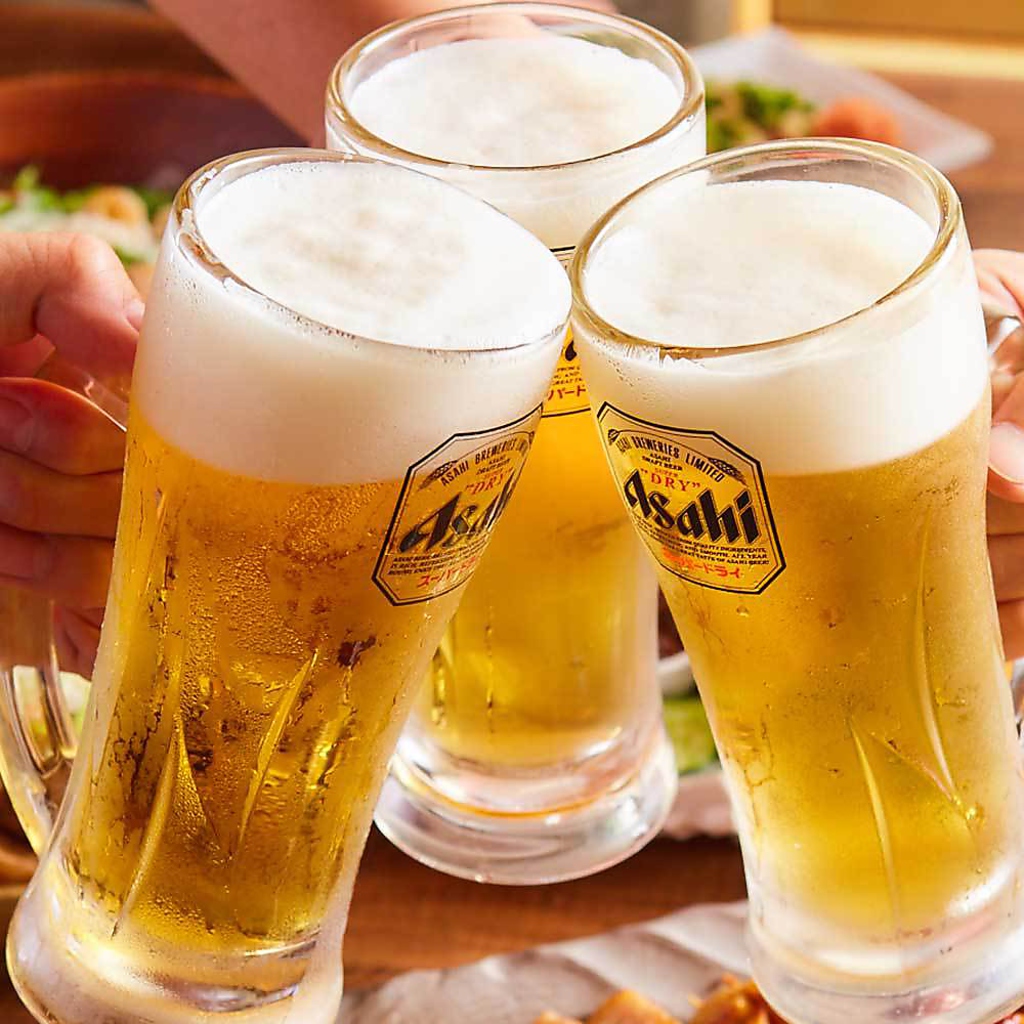 【高崎駅 徒歩1分】 コースじゃなくても飲み放題OK！ドリンク約80種類2時間飲み放題1000円～