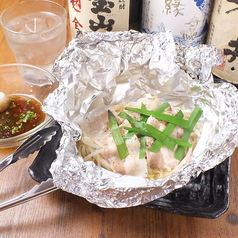 もやしと豚バラのホイル焼/豚キムチ焼き