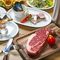 本格熟成赤身ステーキをお手頃価格で楽しめるのが魅力♪
