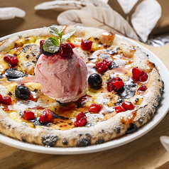 食後に♪スイーツピザ(*^^*)の写真