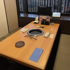 TV付掘りごたつ個室です