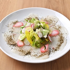 桜鯛のカルパッチョ