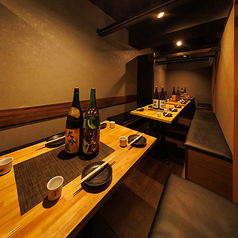 各種宴会にピッタリの扉付き個室は、和の雰囲気抜群の空間です！飲み会・宴会・接待・女子会・誕生日にも、周りを気にせずお過ごしいただけます！新横浜駅近なので集合・解散も楽々！