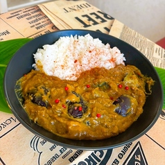 茄子とひき肉カレー