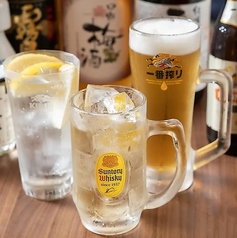 カクテルも豊富