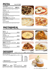 Pizza & pasta & Desert