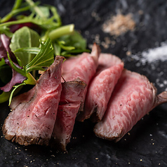 3種の塩で食べる禁断のローストビーフ