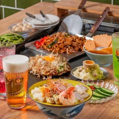 元祖海老出汁 もんじゃのえびせん 野毛店 のコース写真