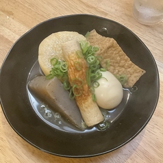 おでん盛り からし/生姜醤油 各