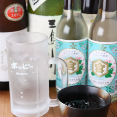 【ビールと串揚げで乾杯！】焼酎や日本酒もございます！