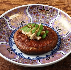 肉厚椎茸 あん肝みそ